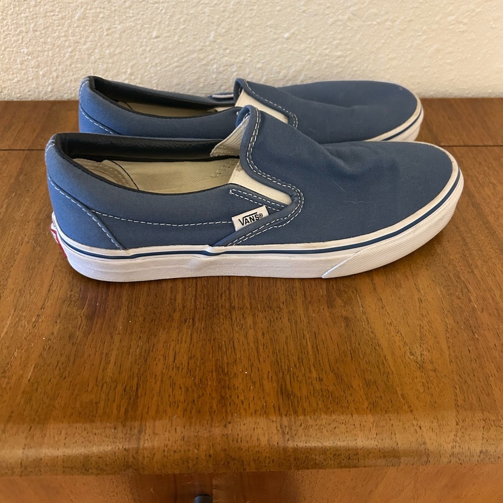 Vans Blue Slip-On Sneakers